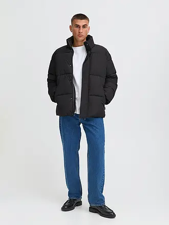 SOLID | Giacca trapuntata | schwarz